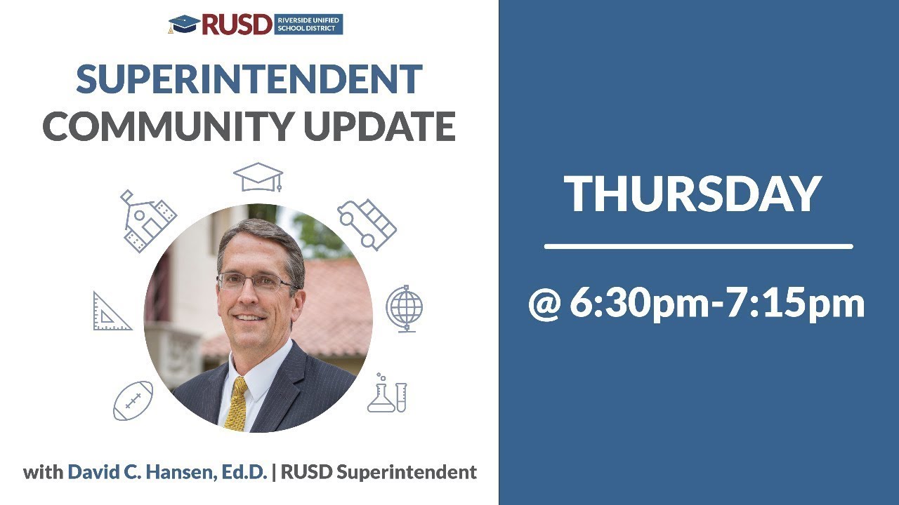 Superintendent Community Update 08/06/2020