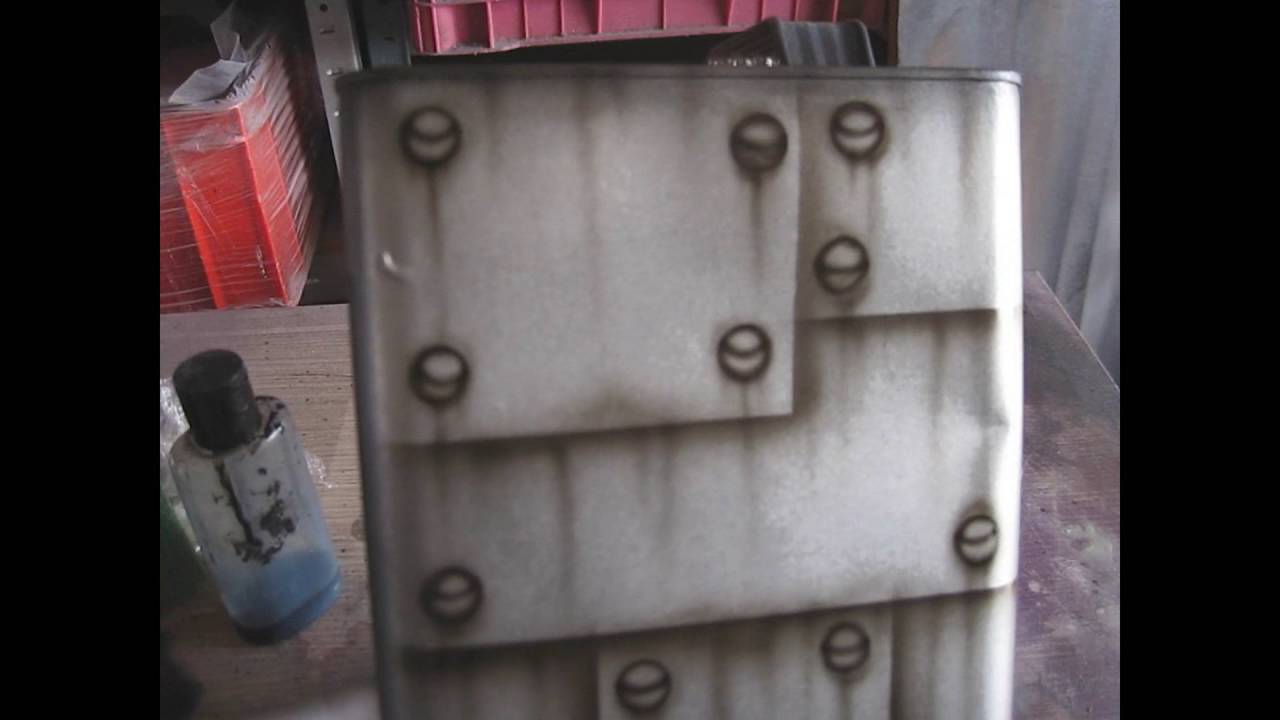 how to airbrush rust effect