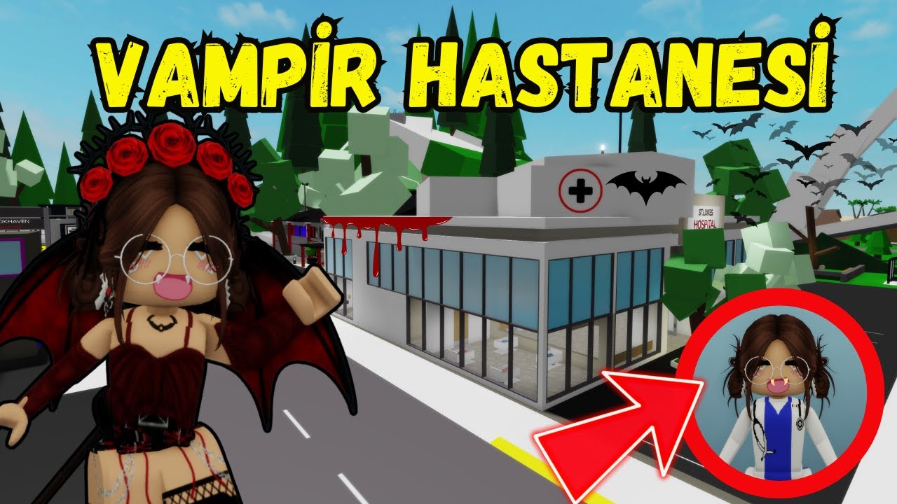 BROOKHAVEN'DA VAMPİR HASTANESİ😊AYŞEM ECE ARI💥ARIGİLLER🐝ROBLOX BROOKHAVEN🏡RP