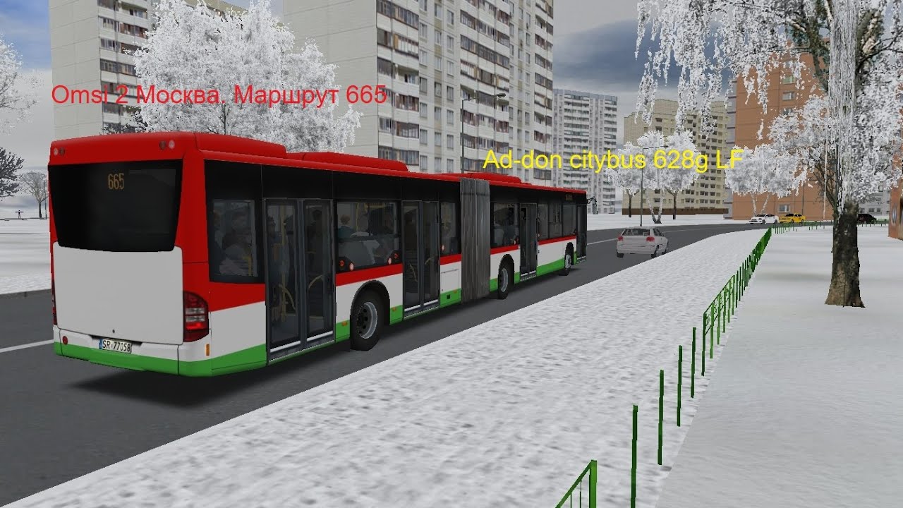 Omsi 2 Москва. Обзор на Citybus 628g LF