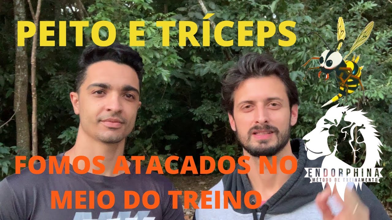 TREINO DE PEITO E TRÍCEPS NO TRX (FOMOS ATACADOS NO MEIO DO TREINO) - ENDORPHINA TRAINING