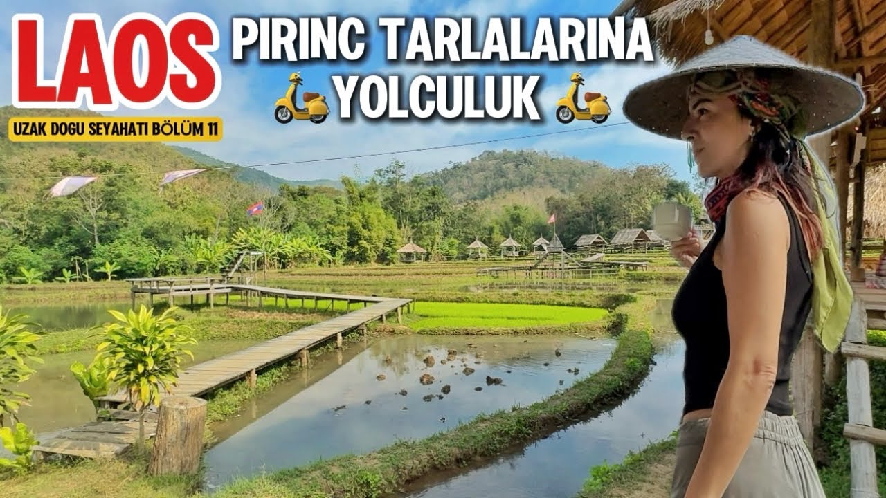 Motorla Laos’un Kırsallarında Keşif: Pirinç Tarlalarından Şelaleye | Uzak Doğu’yu Keşfet | Bölüm 11