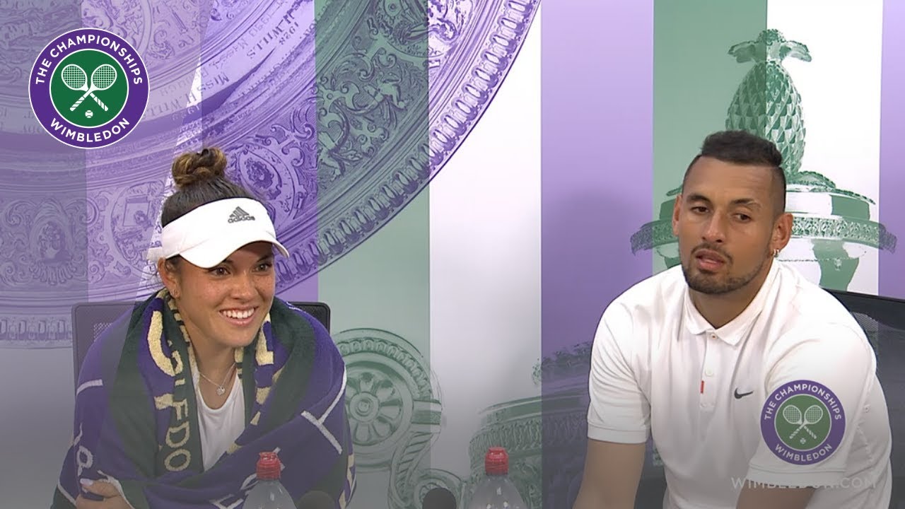 Nick Kyrgios and Desirae Krawczyk Wimbledon 2019 First Round Press Conference