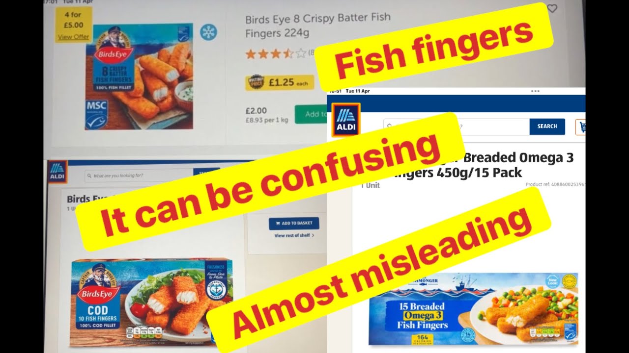 Fish fingers in the air fryer, its a bit misleading.