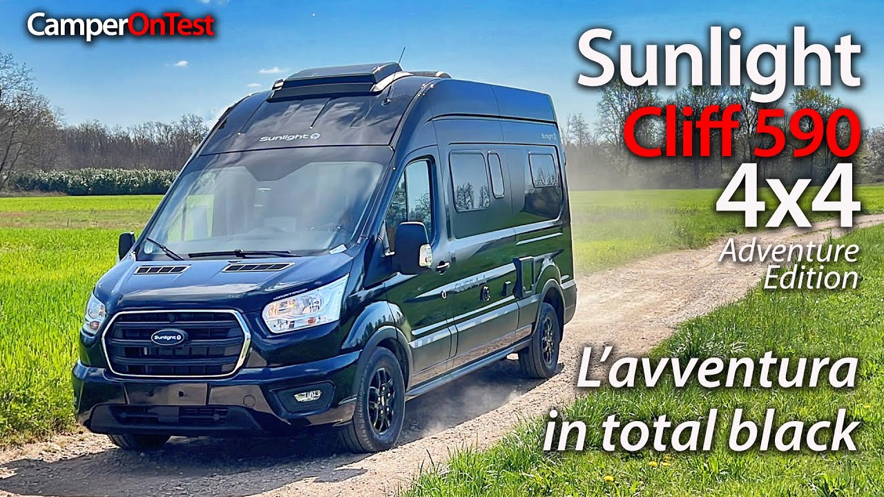 Sunlight Cliff 590 4x4 Adventure Edition: van a trazione integrale con un ricco allestimento