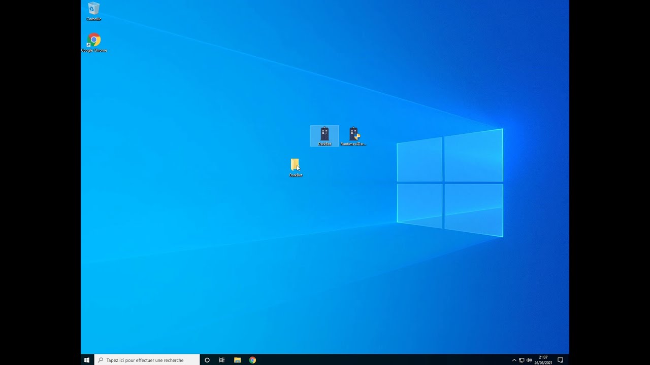DarkBot Installation en version (.exe)