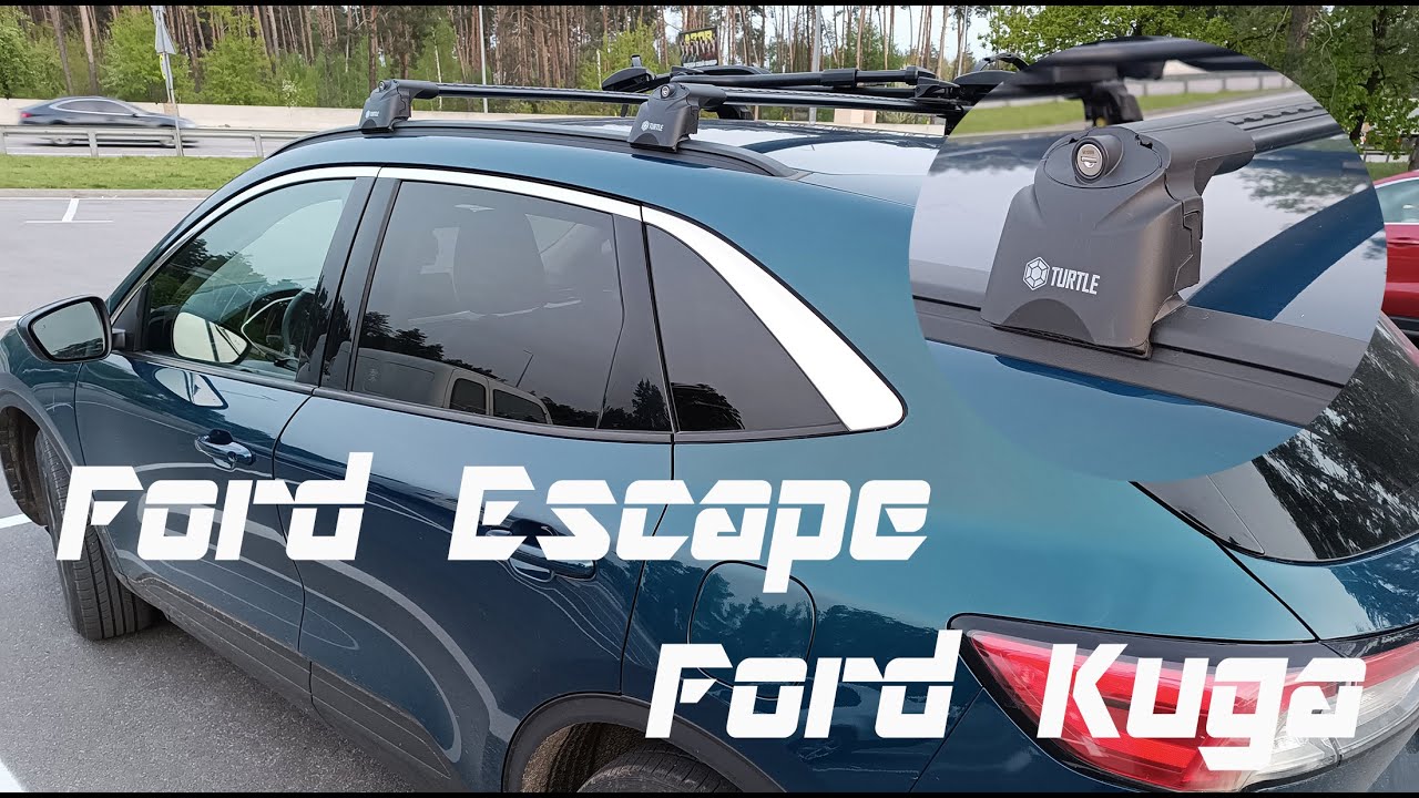 Cómo instalar barras porta equipaje Ford Escape / Ford Kuga Barras universales
