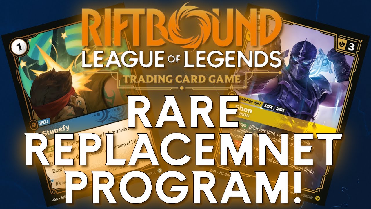 Riftbound Rare Replacement Program! How to Fix your Broken Pack