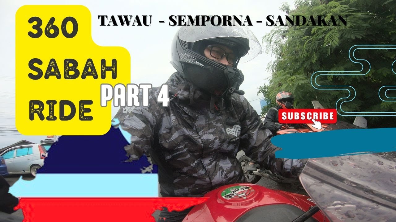 360 Sabah Ride Part 4: Tawau ke Semporna Ke Sandakan / Ditahan polis / Ditegur polis marin