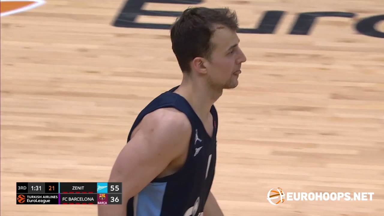 Zenit St Petersburg - FC Barcelona 74-61: Kevin Pangos (22 points, 8 assists)