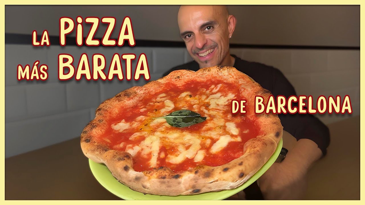 La PIZZA más BARATA auténtica NAPOLITANA en Barcelona 📍