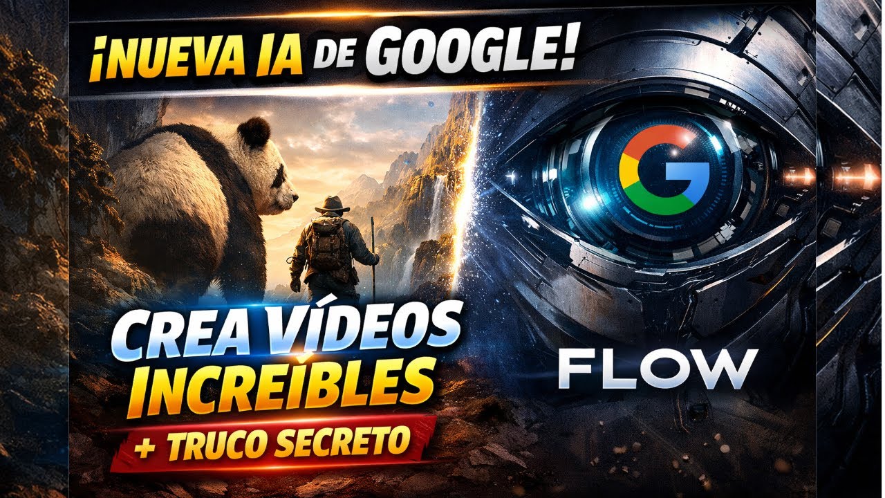 Crea Videos Cinemáticos con IA GRATIS | Flow de Google Labs Tutorial Paso a Paso