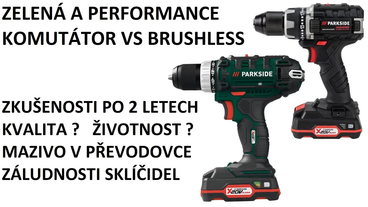 Recenze Parkside aku vrtaček po 2 letech