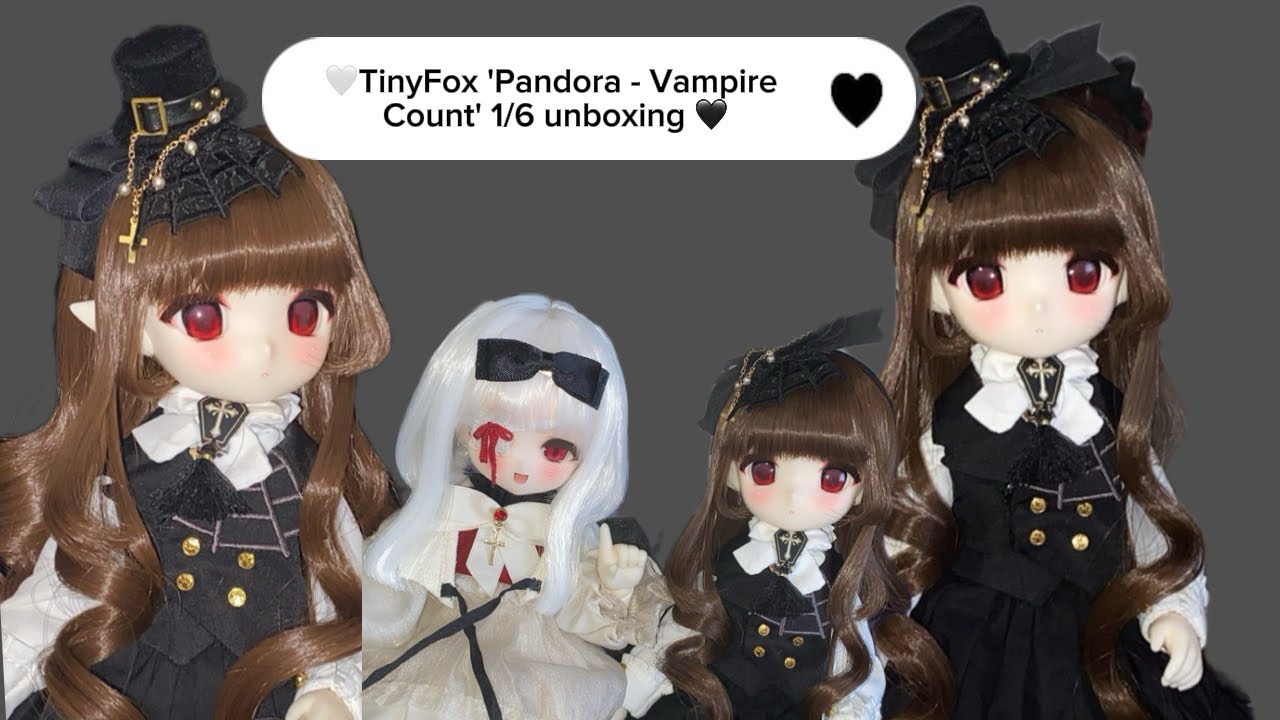 TinyFox 'Pandora - Vampire Count' 1/6 unboxing from @kikagoods 