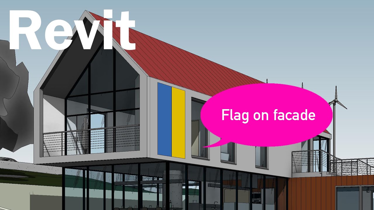 Revit Architecture - Split Face and Paint