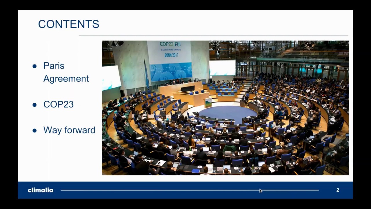 Policy Seminar - Paris Agreement implementation: update from COP23 and way forward