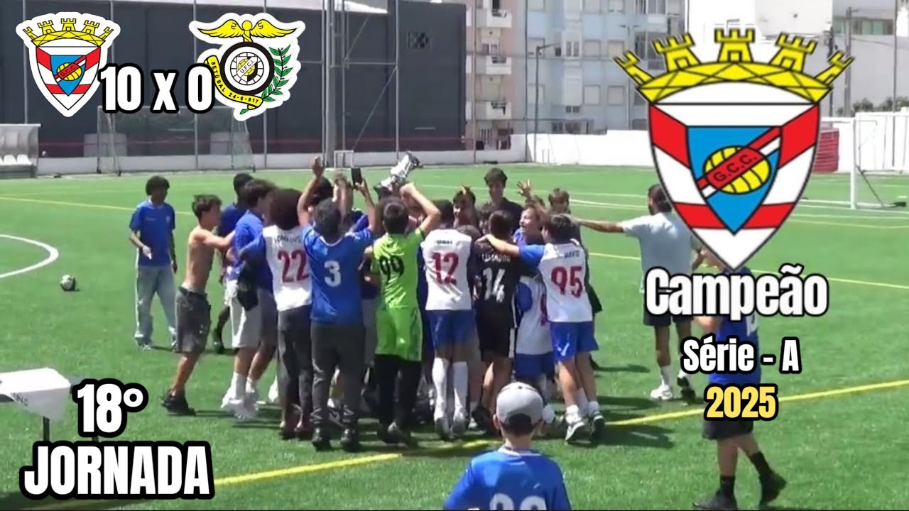 Corroios campe&atilde;o da s&eacute;rie A futebol sub13