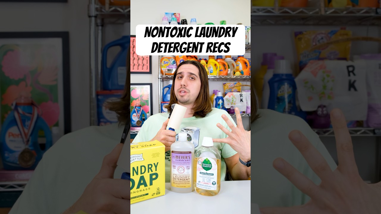 Nontoxic Laundry Detergent Recommendations #laundry