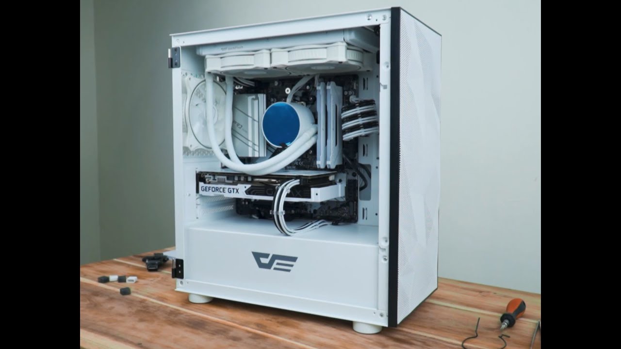 Build PC Saat Krisis? | Ryzen 5 3600X ft. GTX1660 SUPER | White PC Build Timelapse