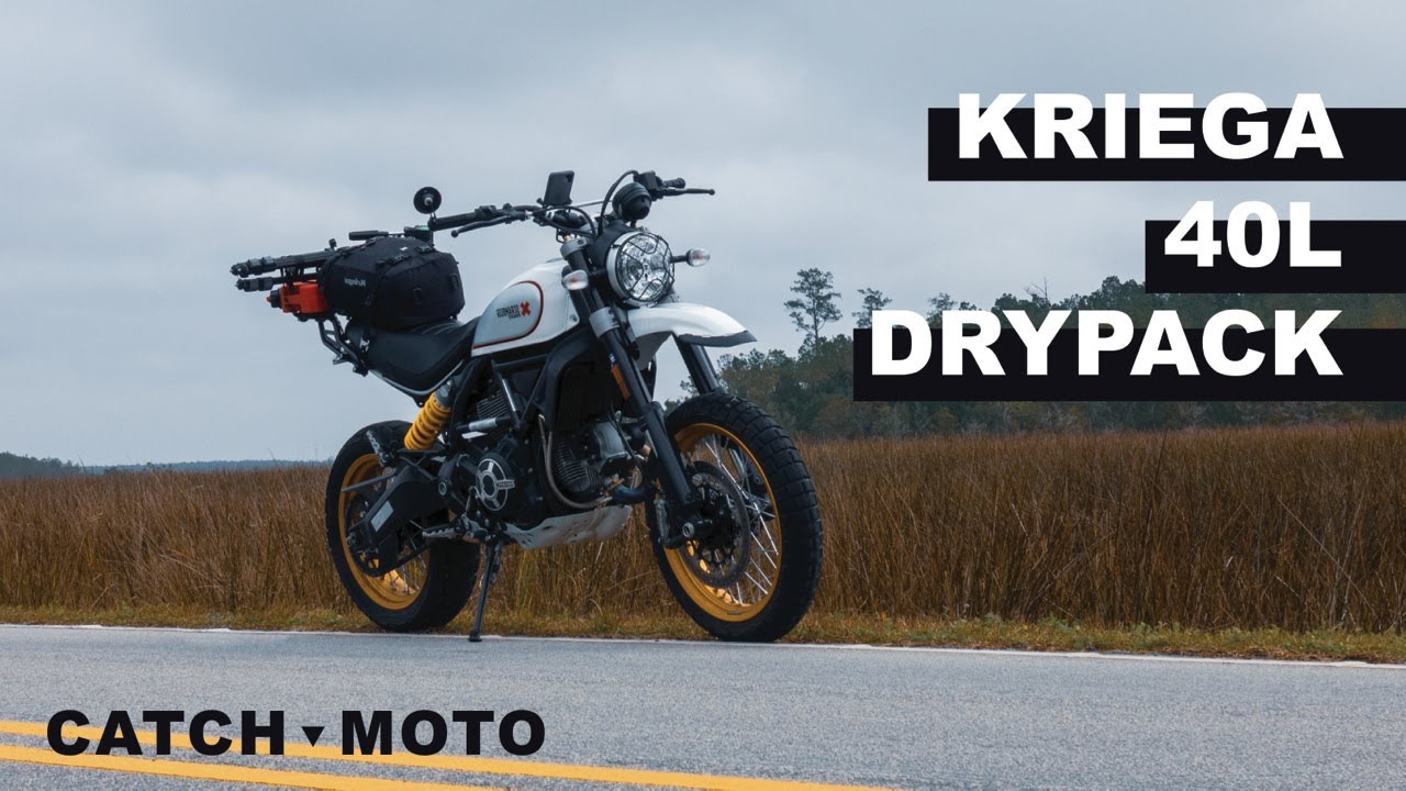 Kriega 40L Drypack Install | Ducati Scrambler Desert Sled