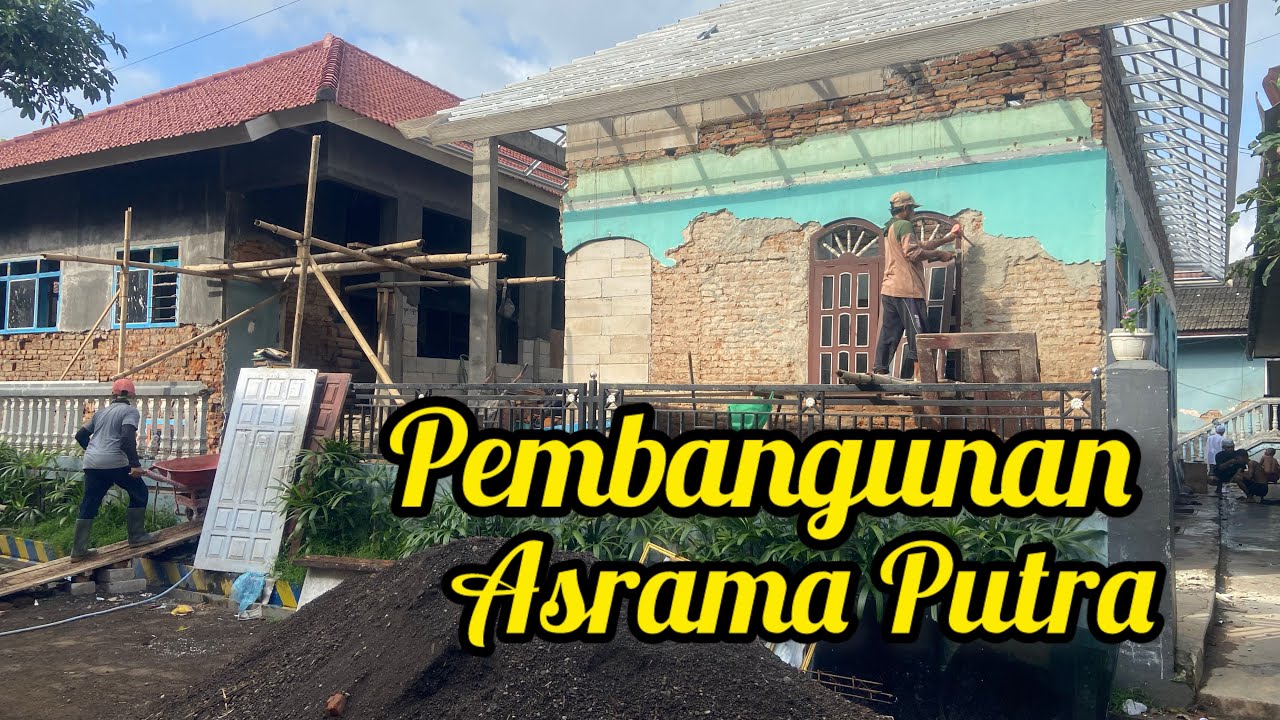 Pembangunan asrama putra Darussalam Blokagung #betengkulon