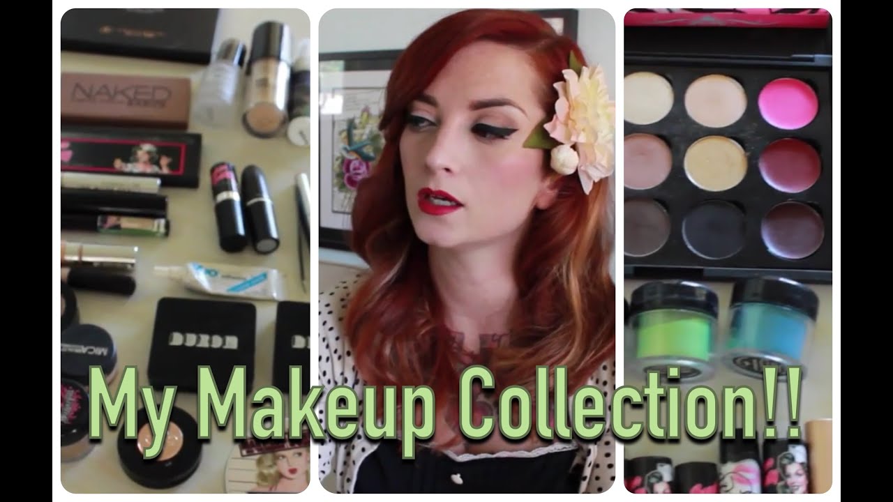My Makeup Collection... Pinup Makeup Haul by CHERRY DOLLFACE