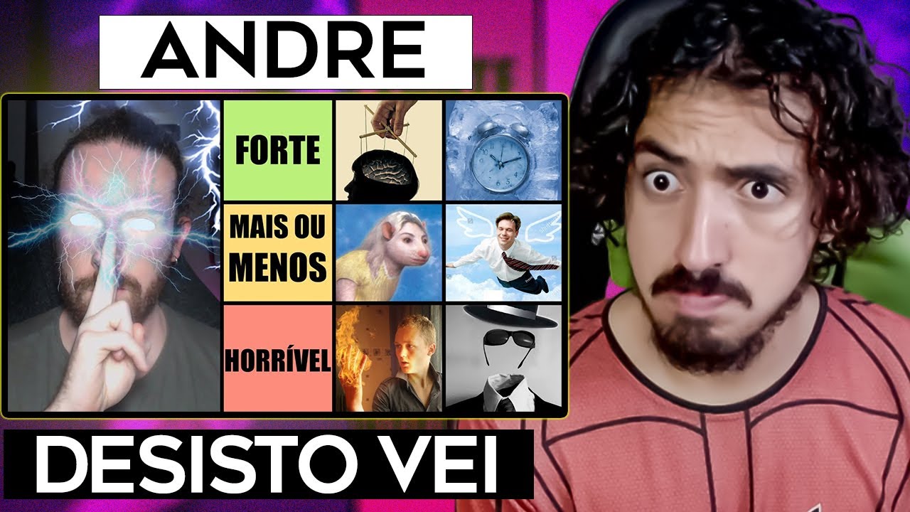 Qual é o PIOR SUPER PODER? - Andrezitos | Leozin React