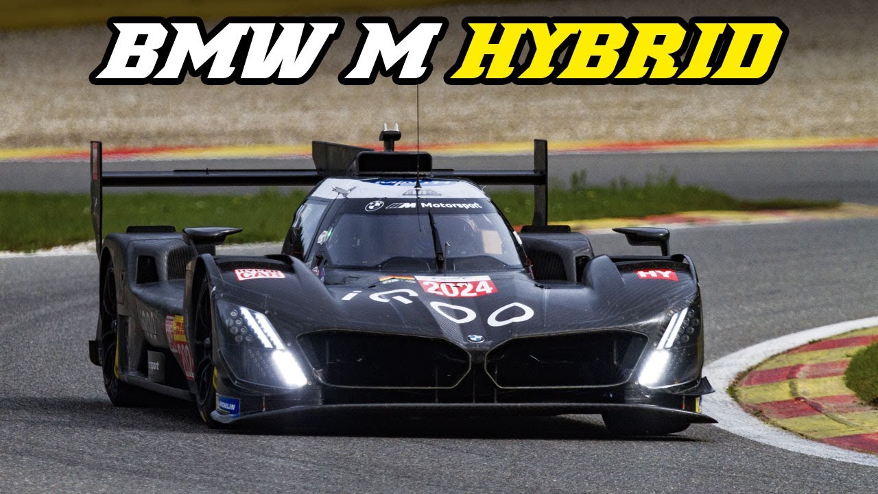 2024 BMW M Hybrid V8 LMDH | Exhaust sound, Flybys & Downshifts