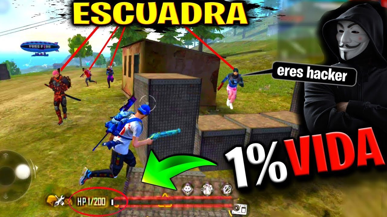 Eliminando escuadras completa con 1/ de vida
