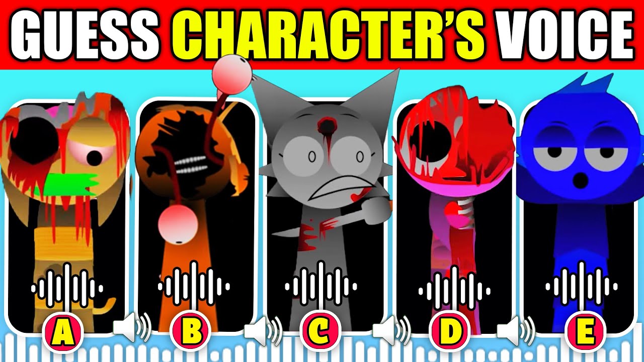 Can You Guess The Phase 4, 3, 2, 1 Sprunki Characters By Their VOICES? 🔊 | Incredibox Sprunki Quiz