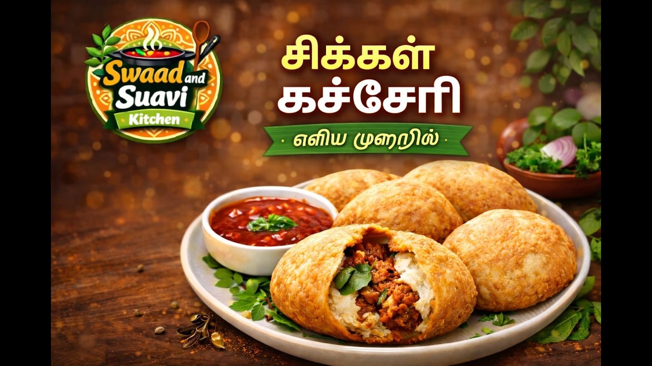 Chicken Kachori in Tamil | Super Crispy & Tasty | Easy Snack Recipe #ChickenKachori #tamilrecipe