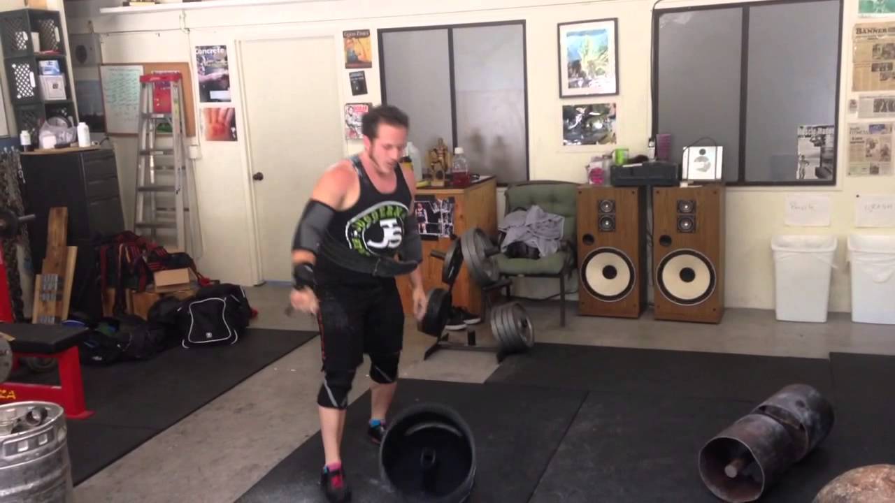 Kalle Beck Strongman Training 8/2/14
