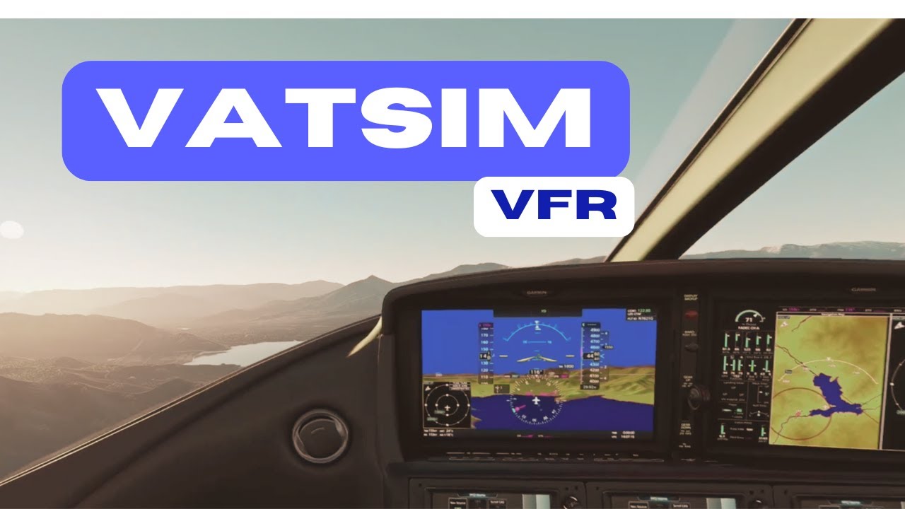 rookie does Vatsim VFR inbound into KCLT - MSFS