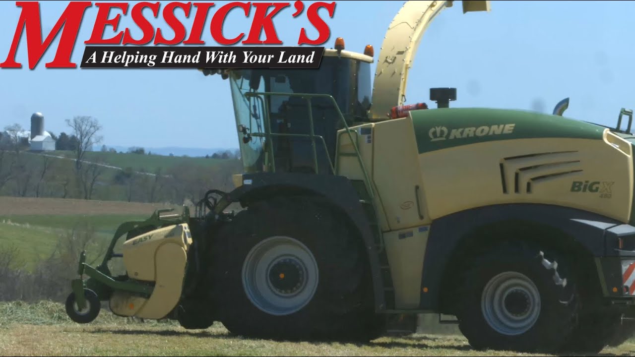 Krone Big X 480 in the Field | Messick's (4k video)