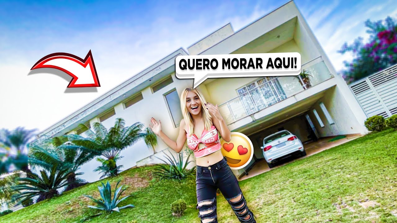 LEVEI A LAYNNE PRA CONHECER MINHA CASA NOVA E A REAÇÃO DELA ME SURPREENDEU!