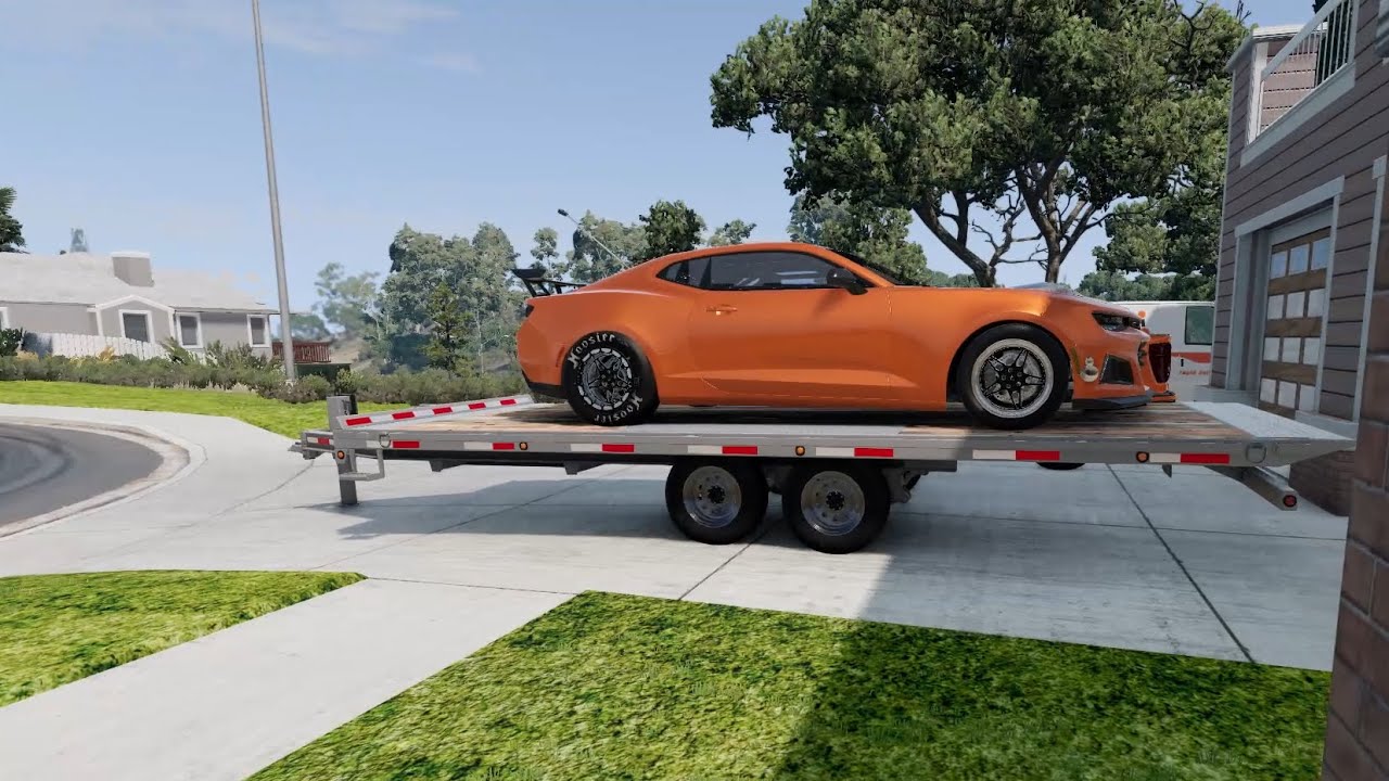 POV Towing My Twin Turbo Chevy Camaro To The Drag Strip To Test It’s Speed And It’s Hungry💯