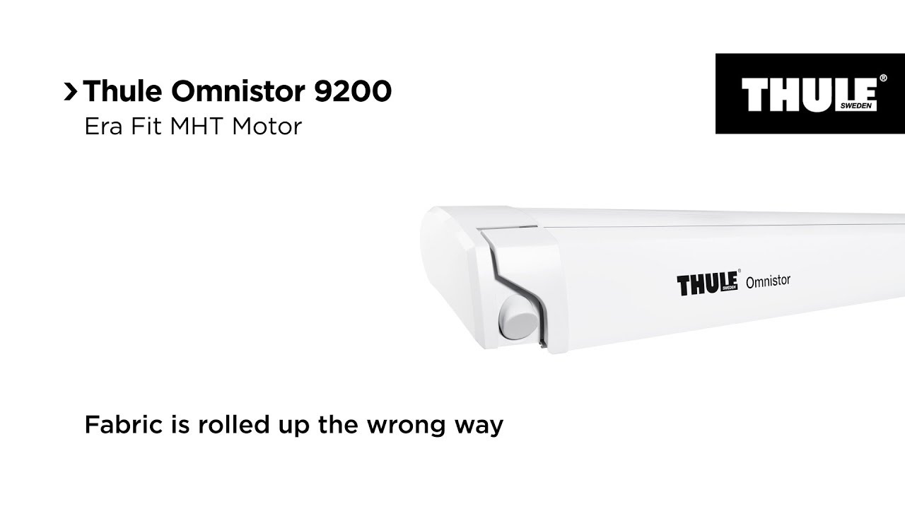 Fabric is rolled up the wrong way - TO 9200 (ERA FIT MHT)