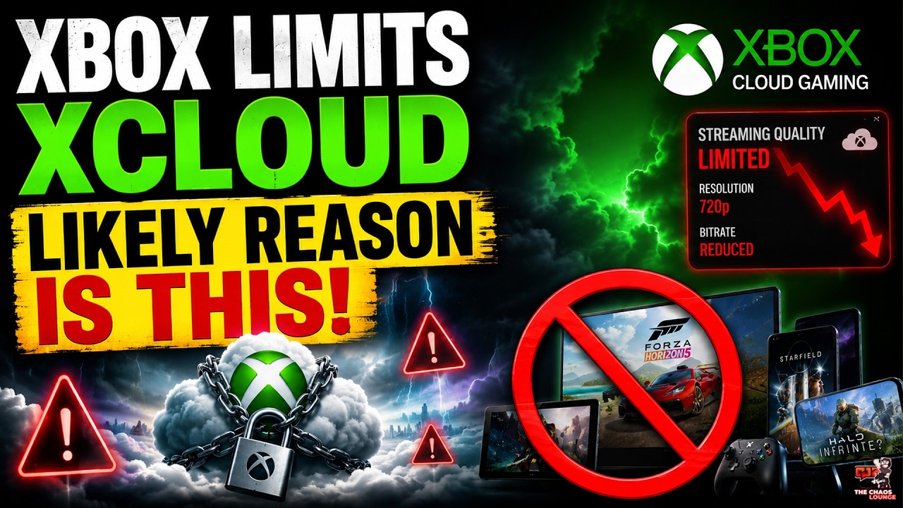 XBOX ОГРАНИЧИВАЕТ XCLOUD, И, ВЕРОЯТНО, ПРИЧИНА В ЭТОМ!