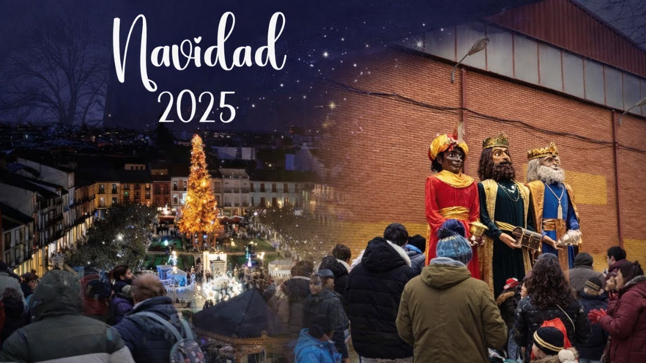 Pasacalles De La Comparsa Navideña De Gigantes Alcalá de Henares Navidad 2025 Dias 23 y 24