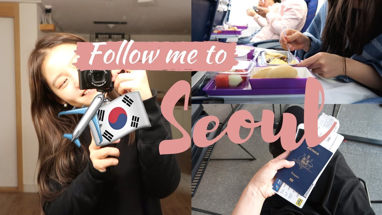 Follow me to Seoul 🇰🇷 Plane Food Mukbang