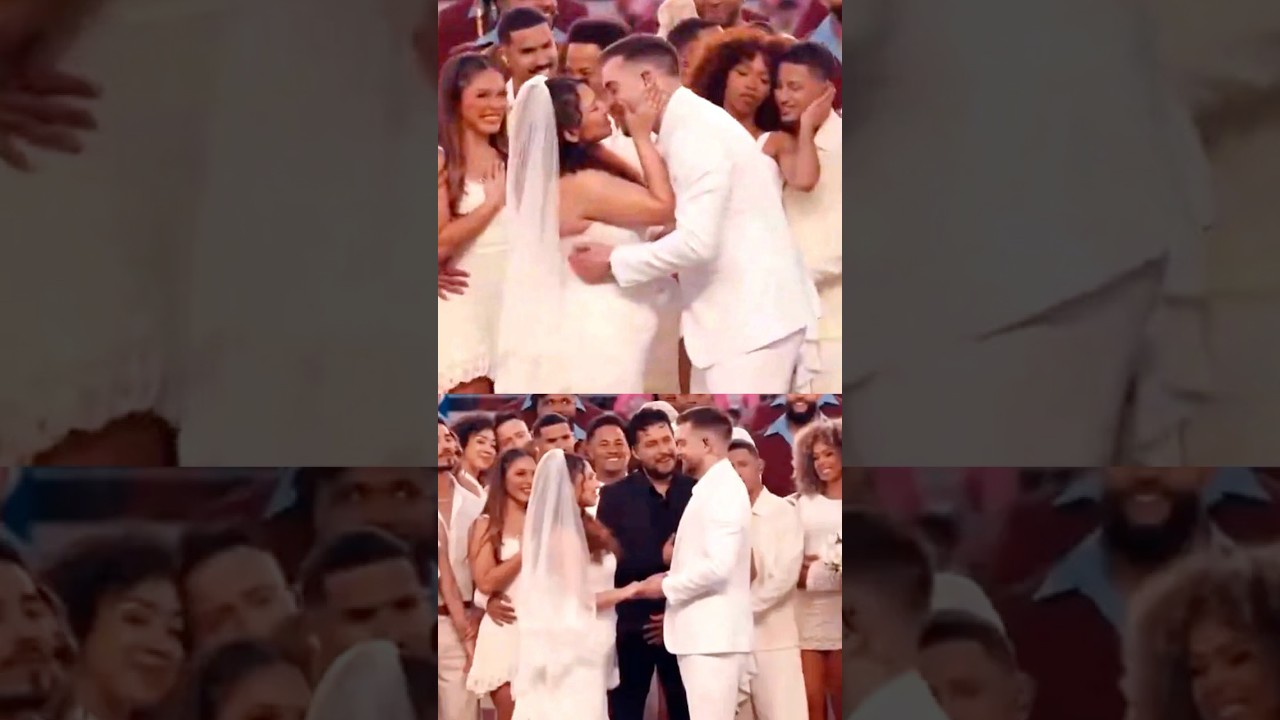Группа Bad Bunny вошла в историю Суперкубка, устроив свадебную церемонию на сцене.