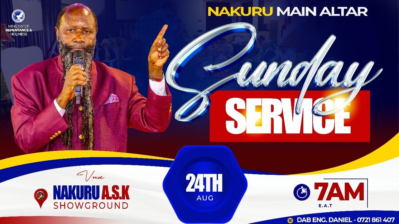 NAKURU MAIN ALTAR MEN SERVICE || 24TH AUG 2025 ||
