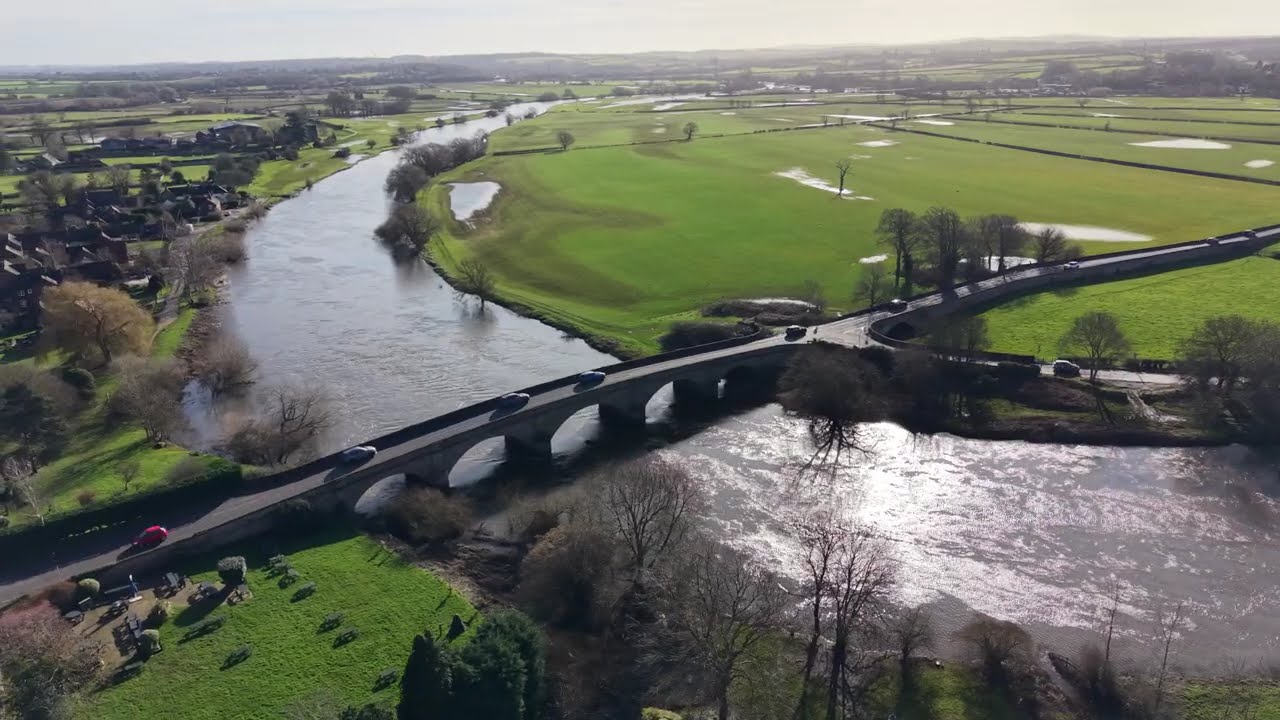 Swarkestone Bridge by Drone using a DJI Mini 5 Pro 22.02.2026