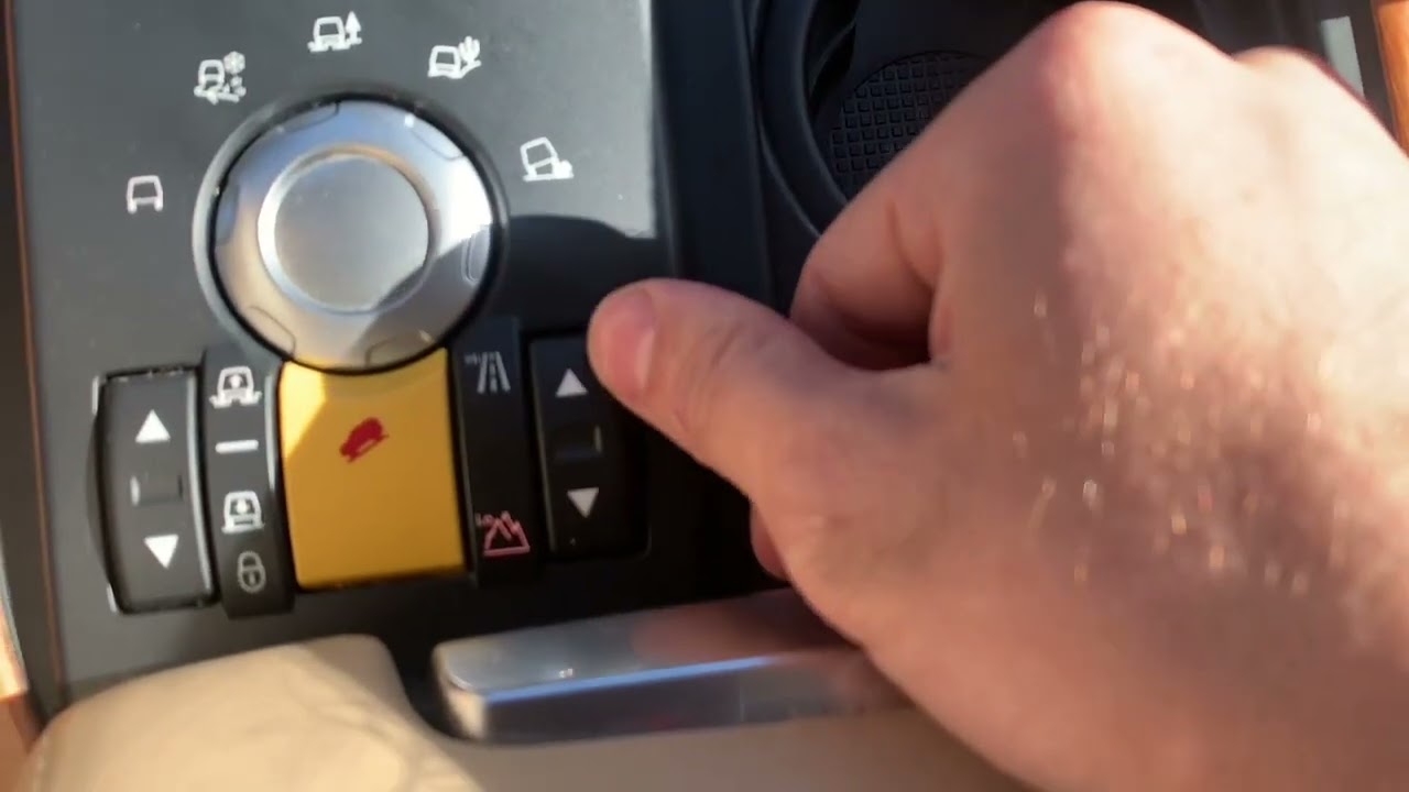 2008 Range Rover sport off road controls and drive