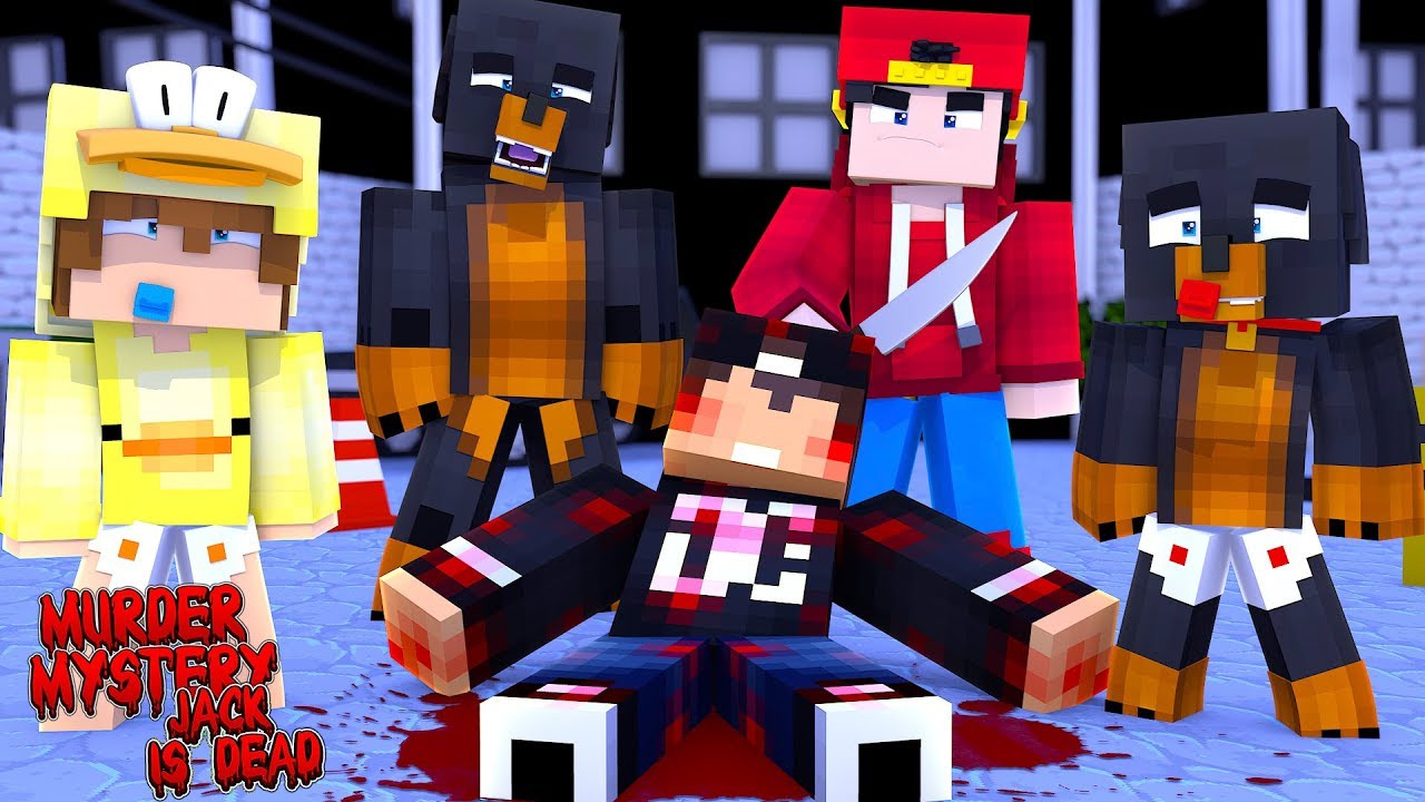 Minecraft THE MURDERED ONES - JACK GETS MURDERED & ROPO IS THE PRIME SUSPECT!!
