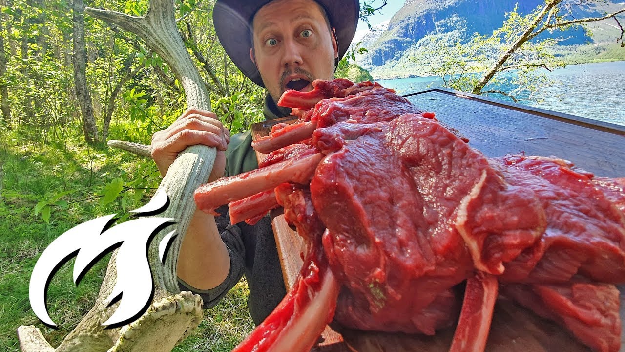 XXL Geweih gefunden I Hirsch gegrillt🔥🔥🔥