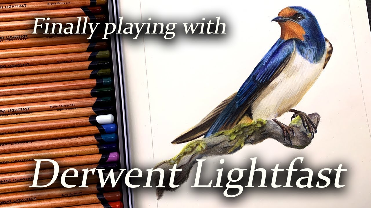 Drawing with Derwent Lightfast pencils!!!
