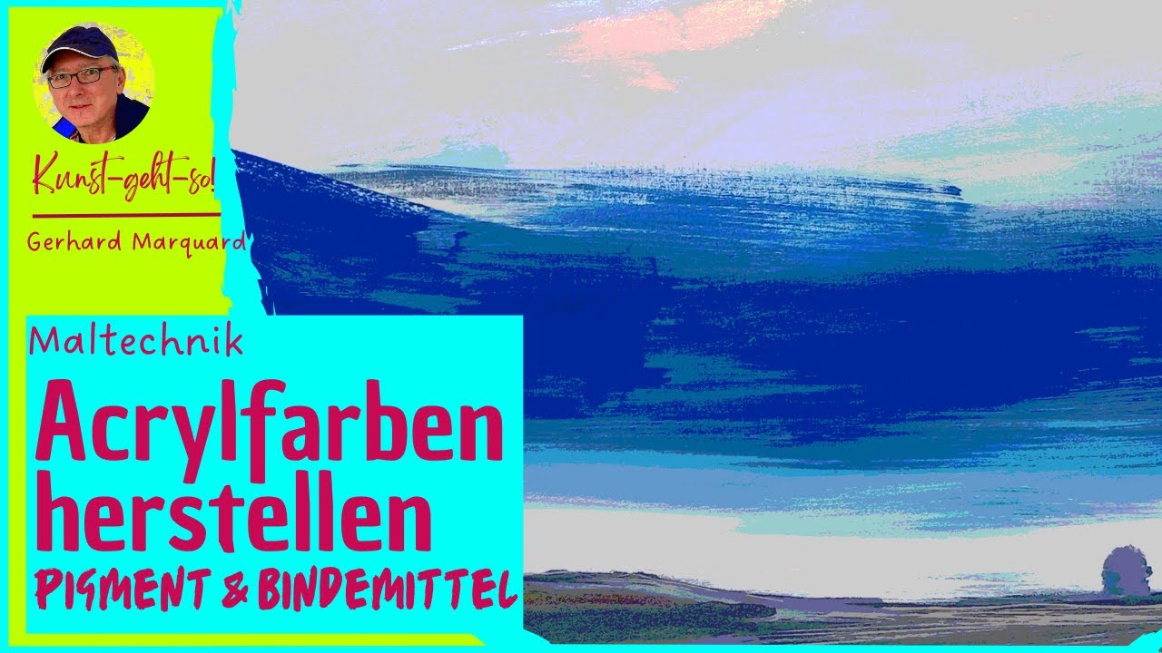 Acrylfarben selbst herstellen mit Pigmenten