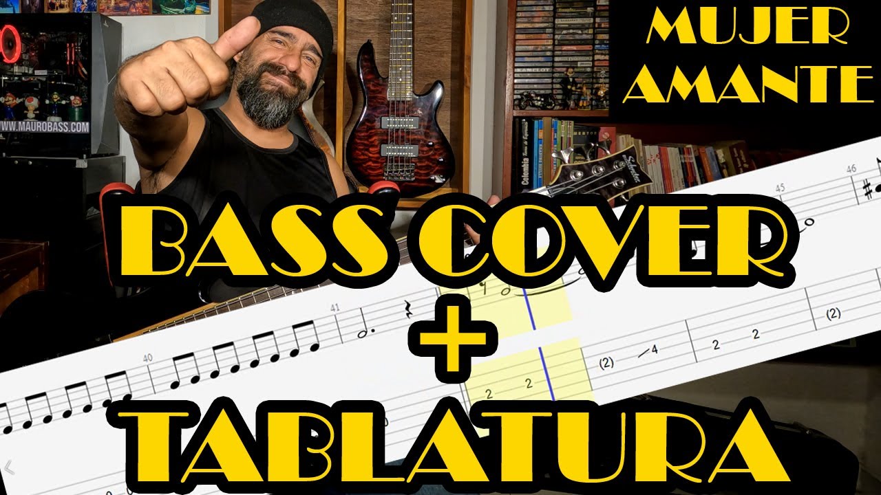 Mujer Amante – Rata Blanca – Cover en Bajo – Bass Cover + Tablatura