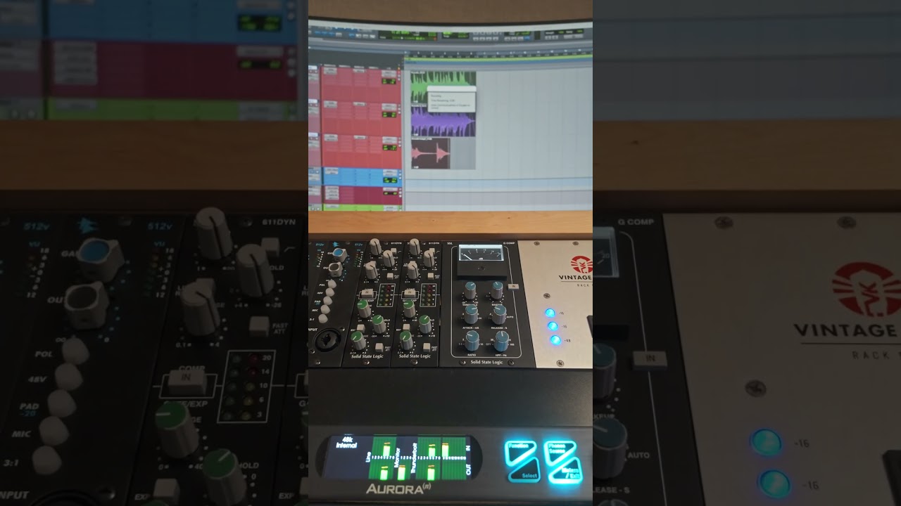 Mixing with an analog SSL Bus Comp